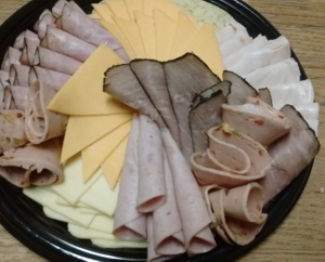 meat and cheese tray